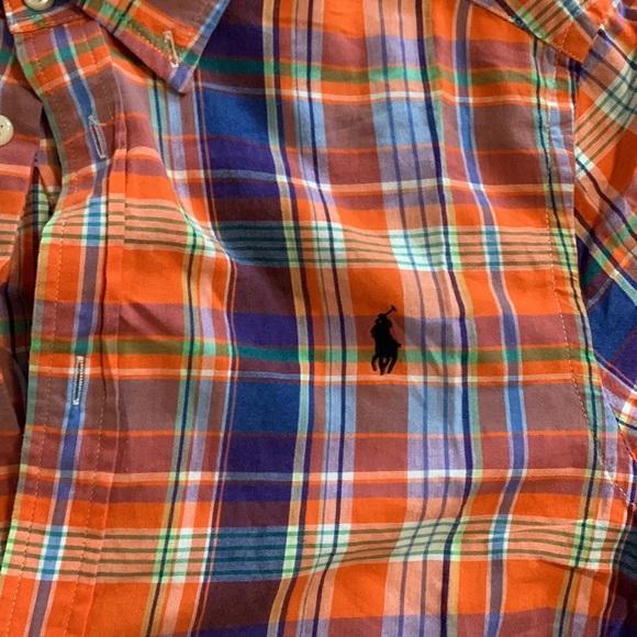 Mens orange polo shirt - Picture 2 of 4